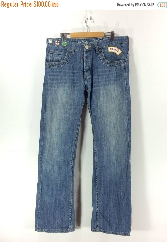 On SALE 30% Rare DSQUARED 2 Jeans Denim Pants Zipp