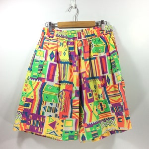 Vintage Floral Hawaiian Short Pant Holiday Streetwear Rare
