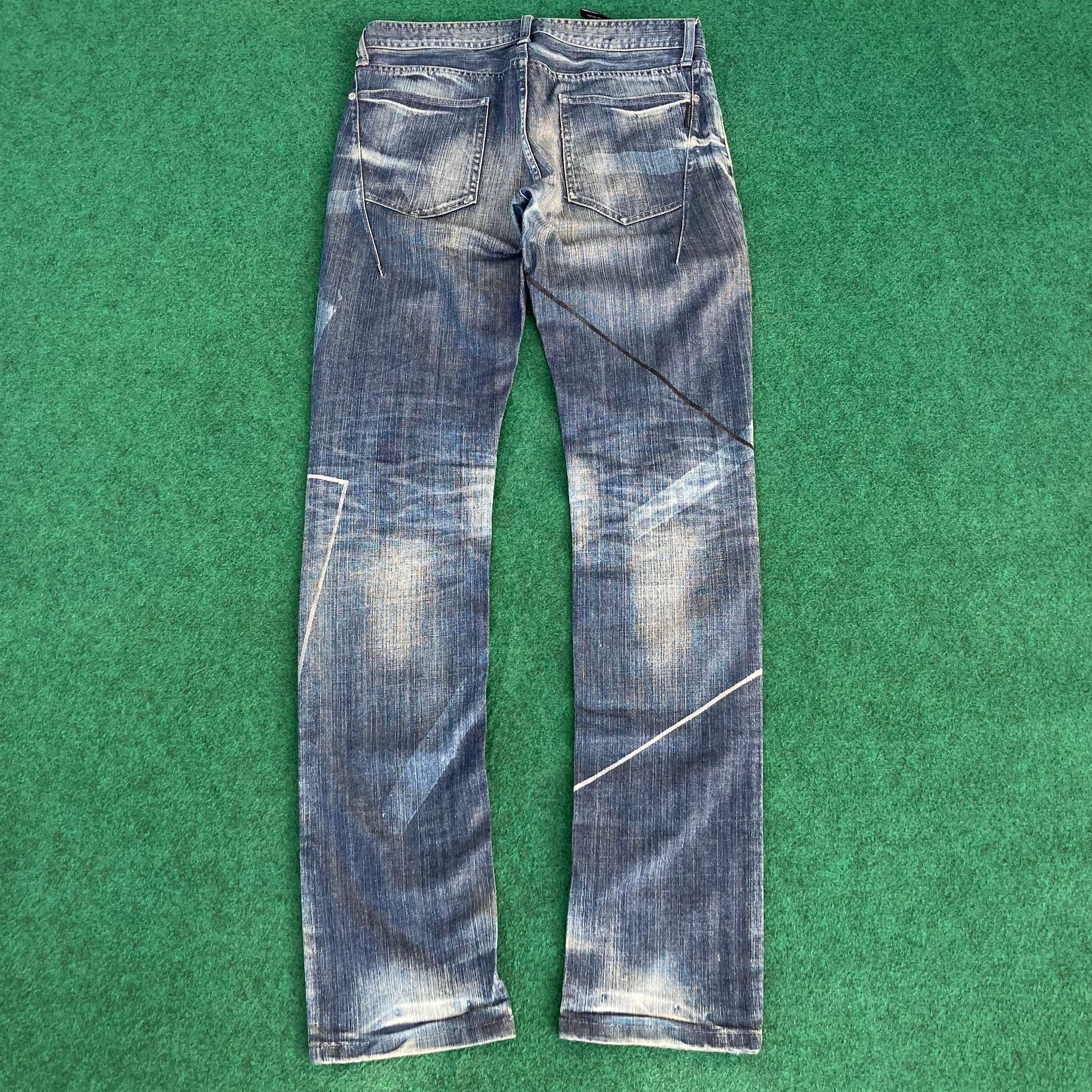 Japanese Brand Black Barrett Neil Barrett Sz 31 Mens Blue Jeans - Etsy