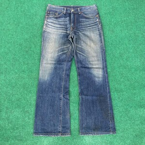 Jean Levis 517 denim bootcut taille 32 punk délavé