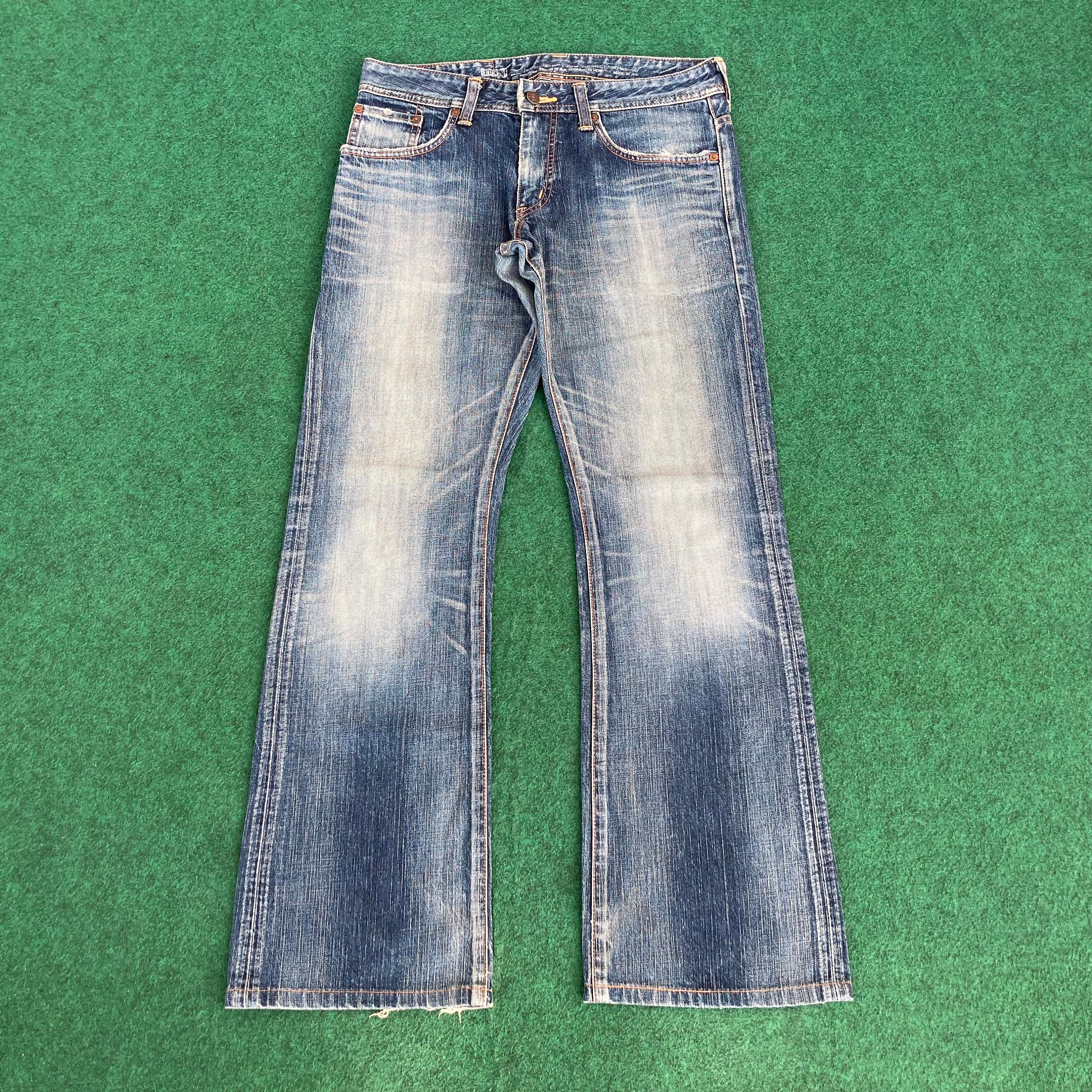 Vintage Edwin 511RV Wide Flared Denim Bootcut Sz 32 Jeans - Etsy 