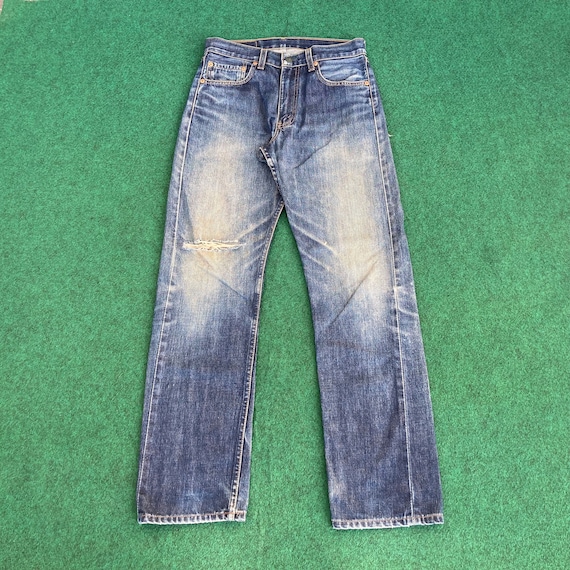 Vintage Levis 505 Distressed Ripped Sz 29 Grunge Jeans - Etsy