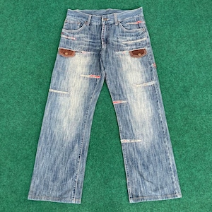 Japanese Brand Phoenix Denim Trousers Pants Sz 32 Pant Jeans