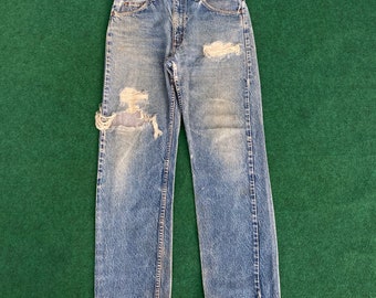 Vintage Levis 505 zerrissene Jeans Gr 32 90er Jahre Punk Grunge Jeans