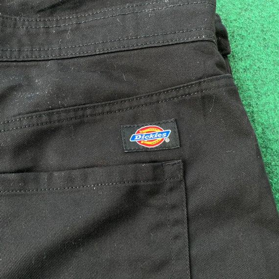 Rare Dickies Black Workwear Baggy Overall Pants Jeans Gem