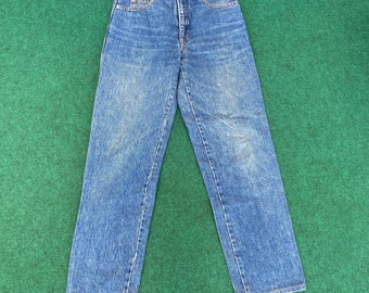Vintage Trussardi Jeans Sz 26 Designer High Fashion Hip Hop 90s Style Streetwear Jeans