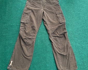 Pantalones vaqueros vintage estilo hip hop con diseño de nubes soleadas y bondage
