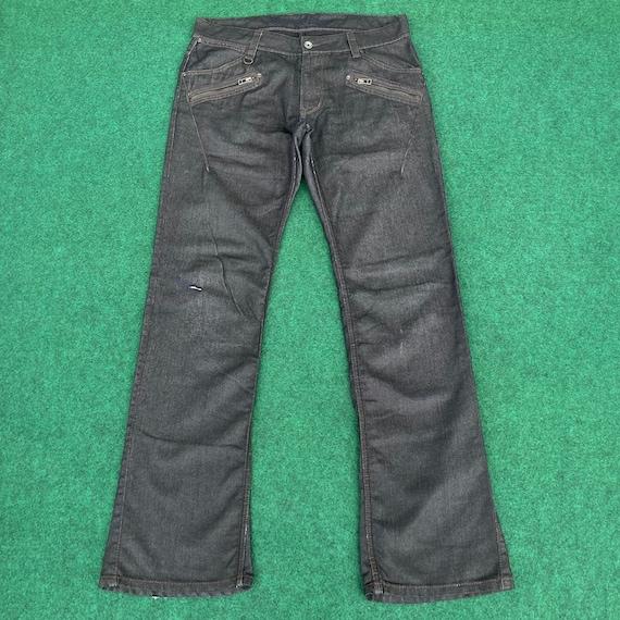 パンツ 00s nicole leather pockets flared denim Nicole Club for Men Pant Flare Bootcut Sz 35 Jeans - Etsy