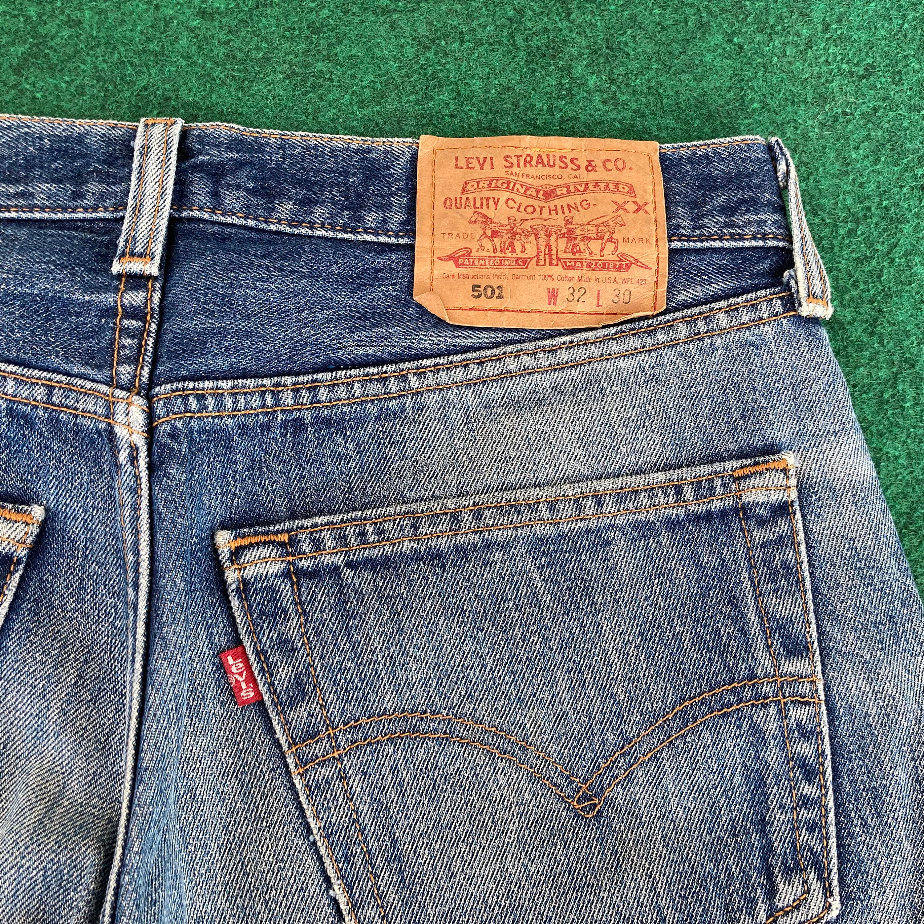Vintage Levis 501 Short Distressed Ripped Sz 31 Faded Grunge Vintage Levis 501 Short Distressed Ripped Sz 31 Faded Grunge