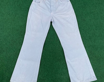 Vintage Wrangler Jeans Punk Retro 90-tals Sällsynta Bootcut Streetwear Jeans