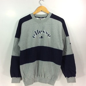 Vtg Ellesse Perugia Italia Dal 1959 Sweater Sport Streetwear 90s L Jumper Pullover Sweatshirt