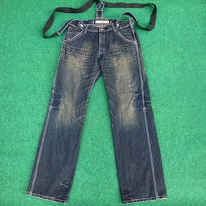 Edwin Xus Pocket Style Jeans Rap Swag Grunge Work Punk Retro Streetwear Rare