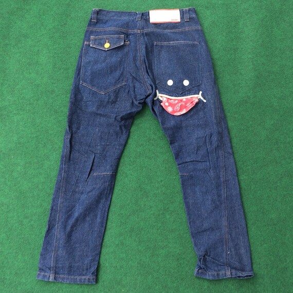 Rare RHP Smile Pocket Style Japan Pants Zipper Jeans Pant Jeans