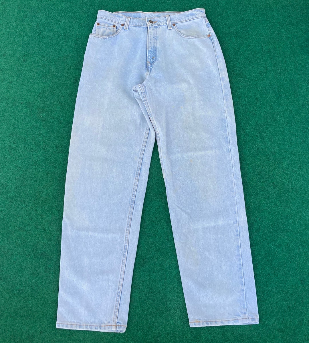 ろ*ん様 90’s Levis 560 LOOSE FIT STRAIGHT L Vintage Levis 560 Loose Fit Straight Leg Sz 31 Light Blue 90s