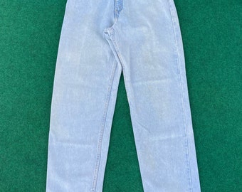 Vintage Levis 560 Loose Fit Straight Leg Sz 31 Light Blue 90s Jeans