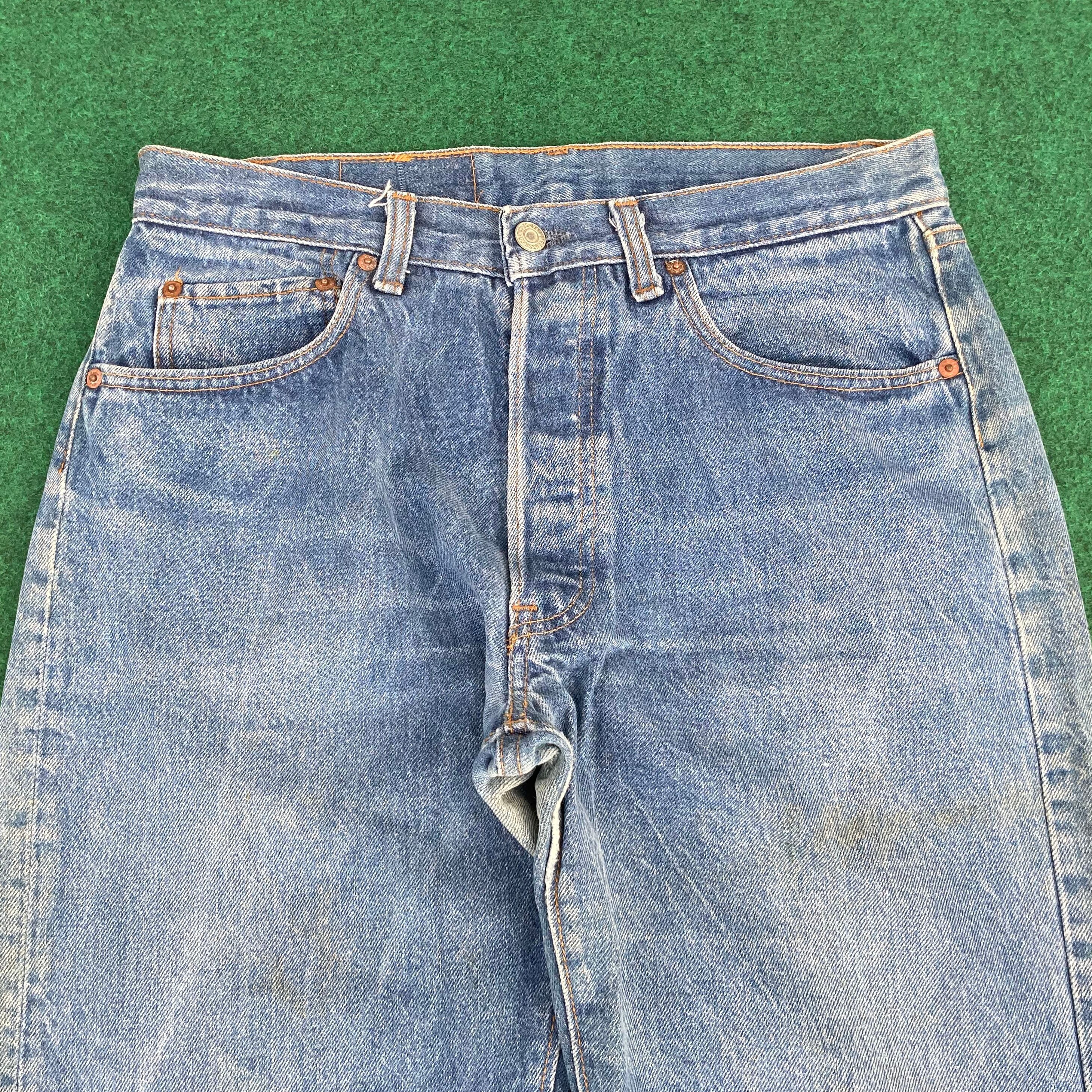 Vtg Levis 501 Faded Blue Sz 31 80s Jeans - Etsy