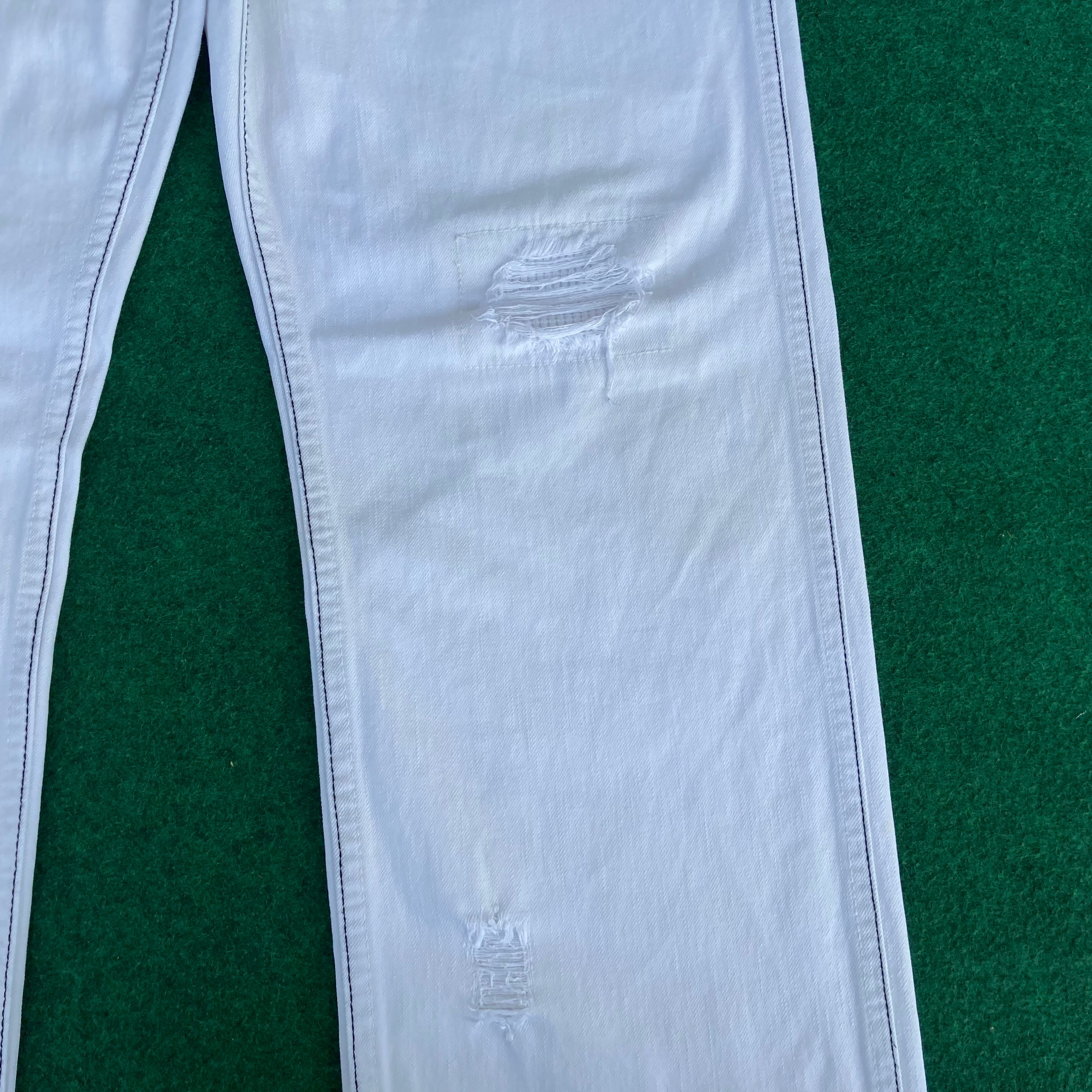 Vintage Number (n)ine White Zipper Number Nine Made in Japan