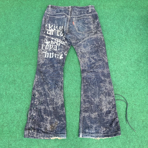 Japanese Brand Tornado Mart Lace up Flared Trouser Size 31