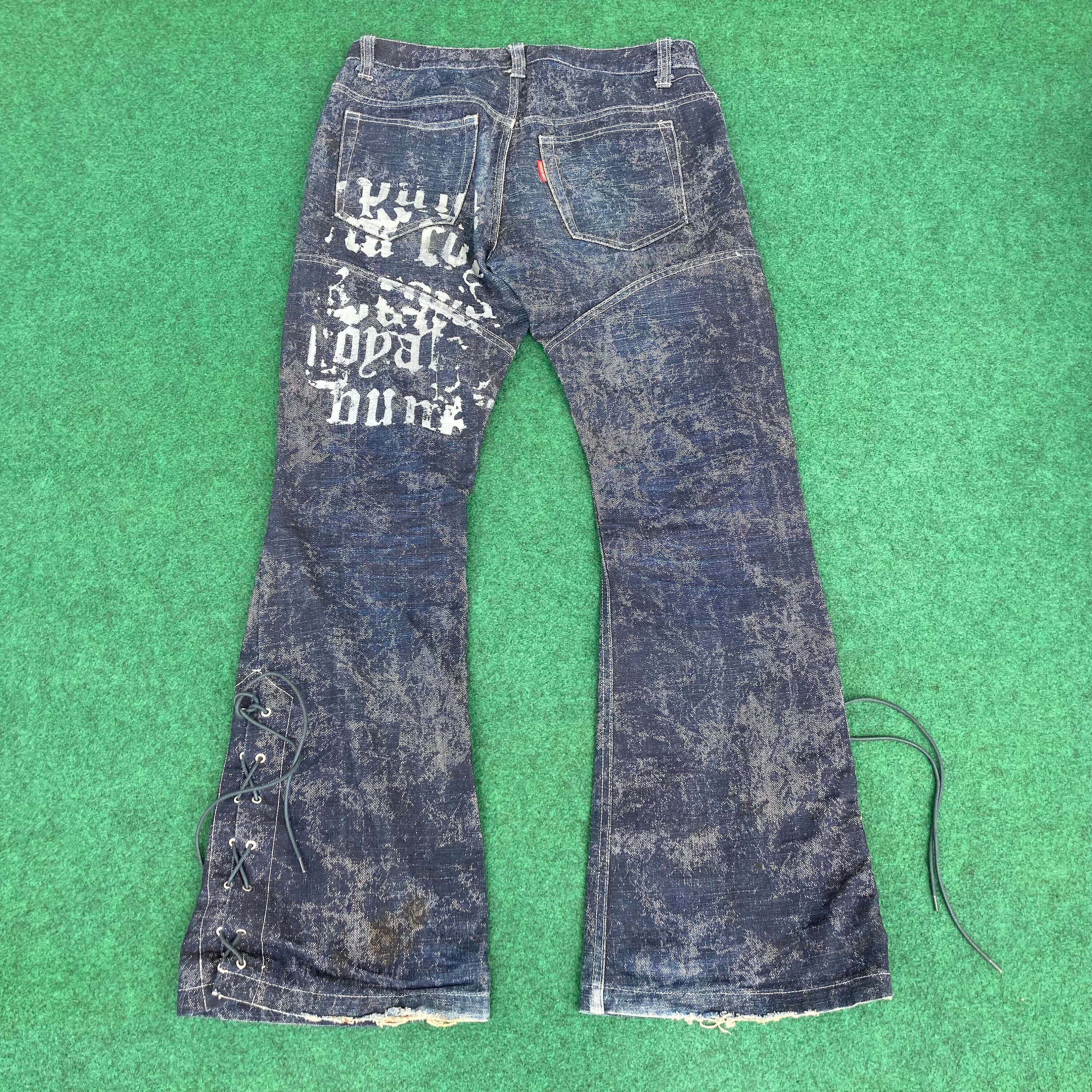 tornadomart 初期 lame paisley bell bottom TORNADO MART BELL BOTTOM PAISLEY SLACKS – glam archive