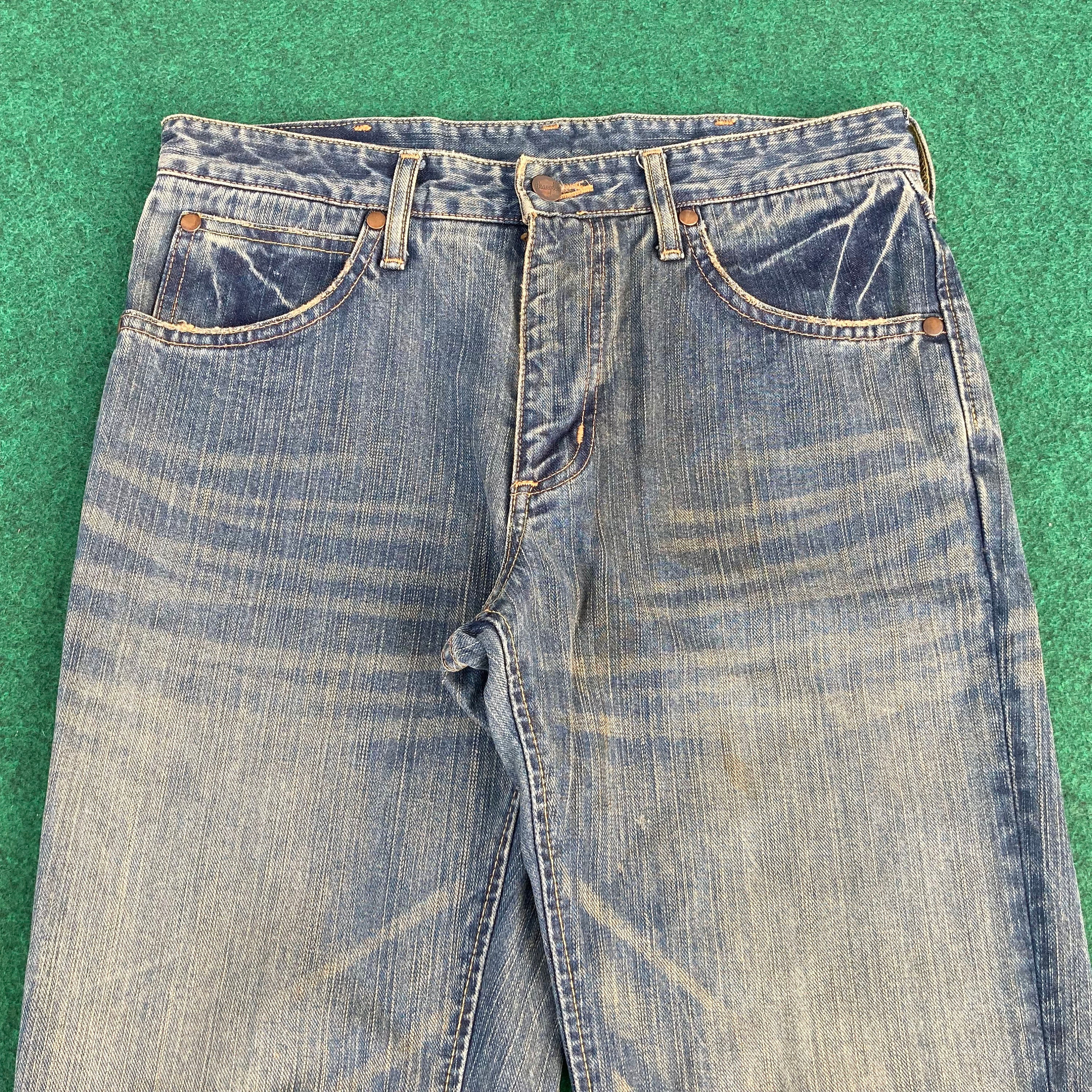 1990's Wrangler flare denim pants USA製 Final Sale ✨ Wrangler Original Bell Vintage Aged