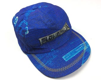 Vintage Ellesse Slovenija Caps Hats Hip Hop Style 90s 80s Streetwear Rare