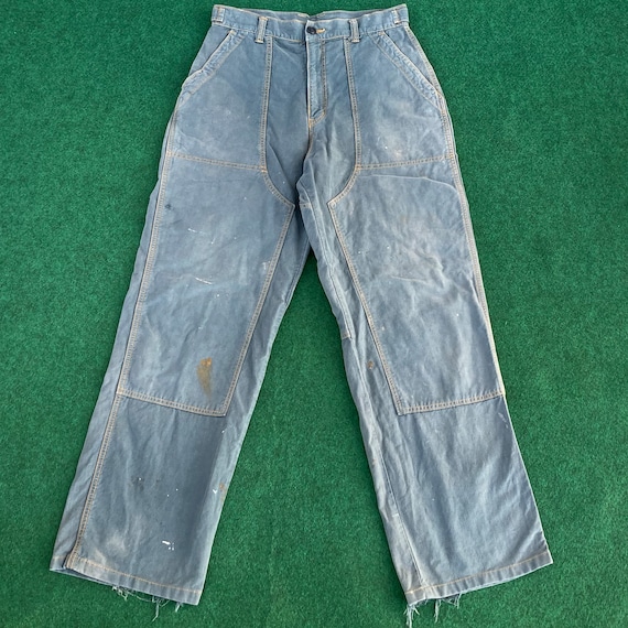 ～30s Japanese vintage work trousers Vintage John Bull Japan Sz 30 Work Wear Pants Paint Zipper Jeans