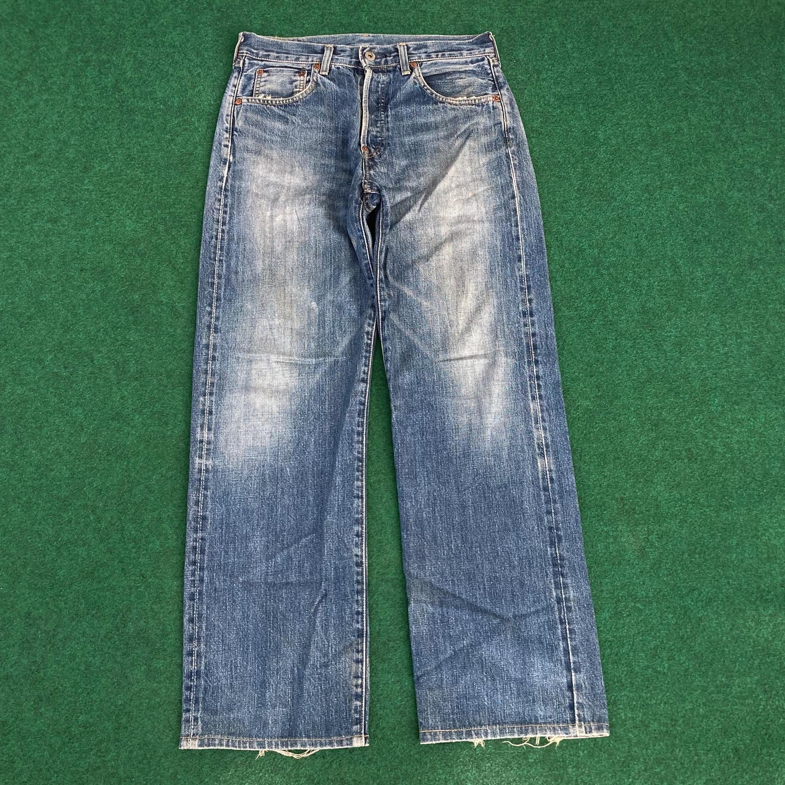 LEVI’S / 502 502XX selvedge denim pants 502™ Taper Fit Selvedge Men's Jeans - Dark Wash | Levi's® US