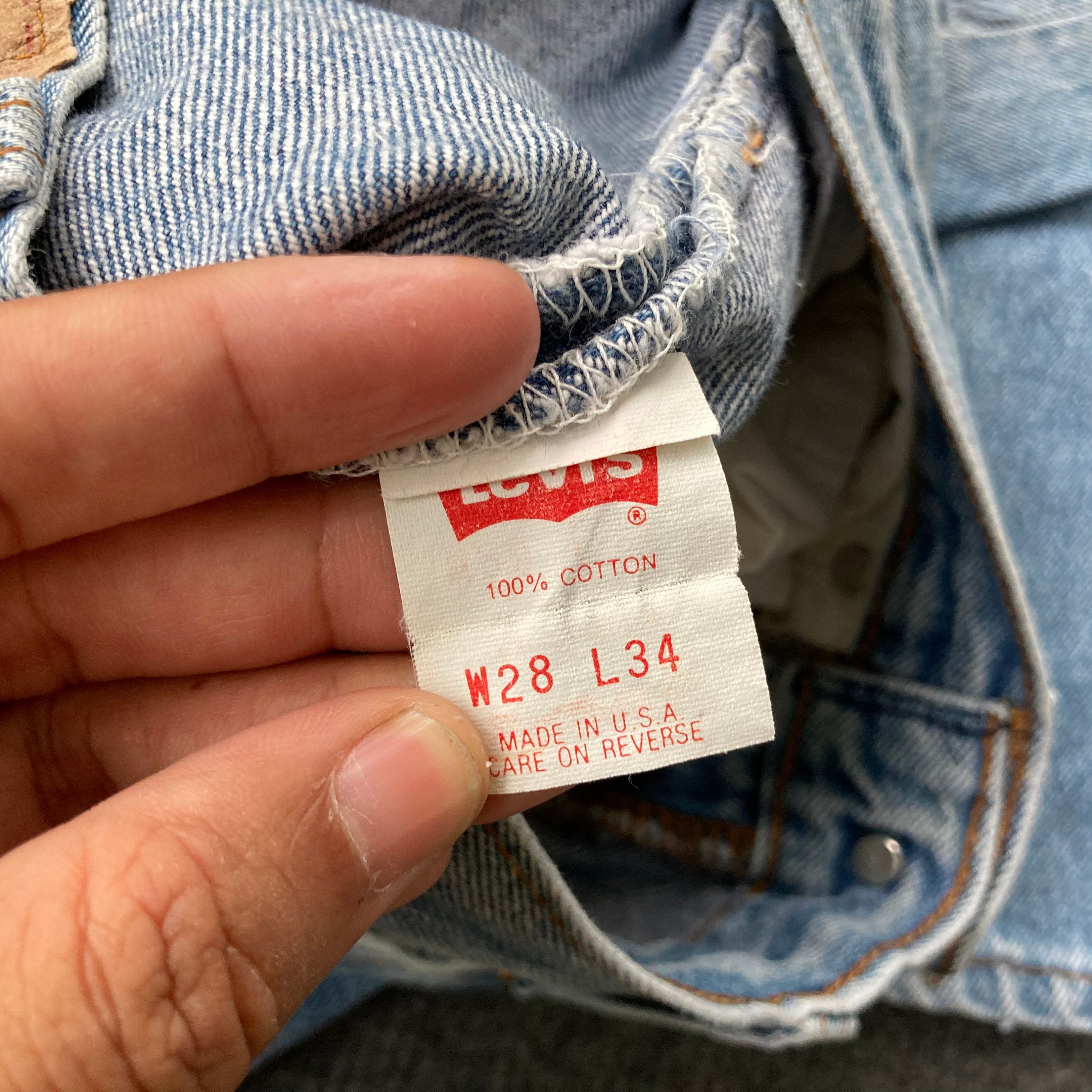 Vintage Levis 501xx Distressed Ripped 