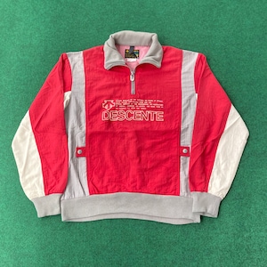 Vintage Descente Sport Zipper Size L Sweater