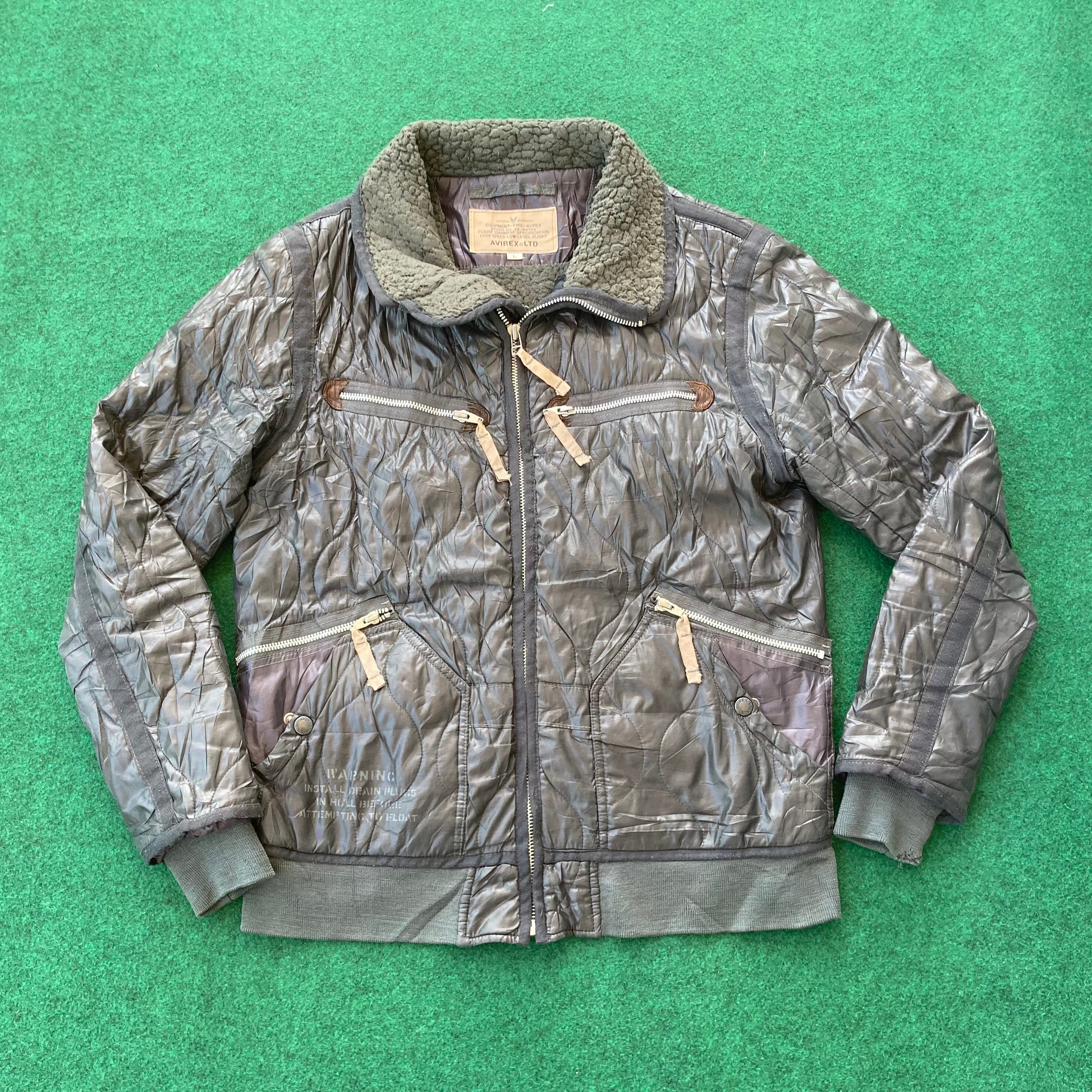 ジャケット・アウター 90's Avirex Military gimmick jacket M Vintage 90s Avirex Top Gun MA-1 Flight Flyers Bomber Jacket