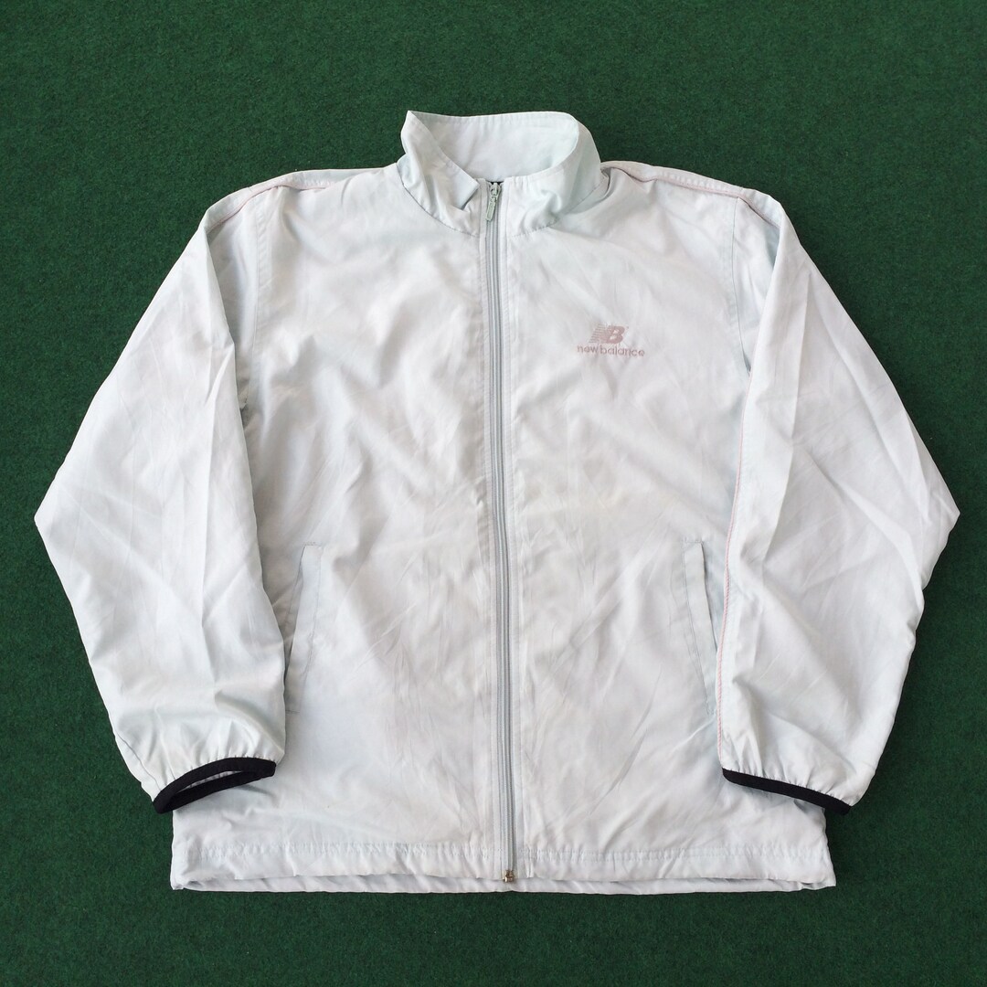 ジャケット・アウター vintage balance wear design nylon jkt Vintage!! New Balance Zipper Windbreaker - Etsy