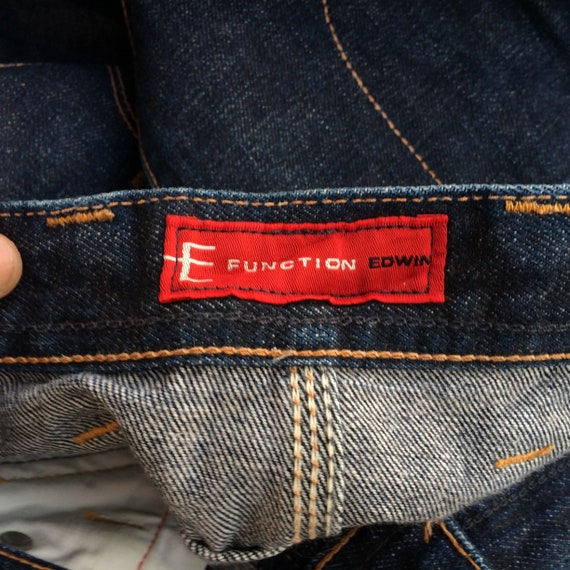 Vintage Edwin EFunction Denim Zipper Denim Size 2… - image 7