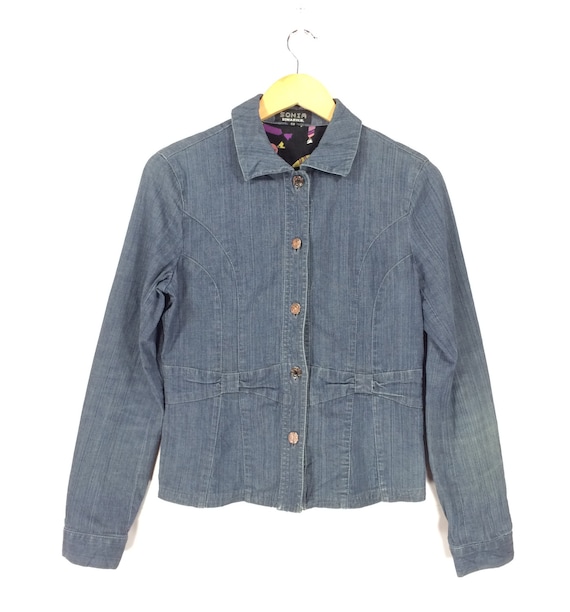 Vintage Designer Sonia Rykiel Jacket Streetwear Button Down Shirt