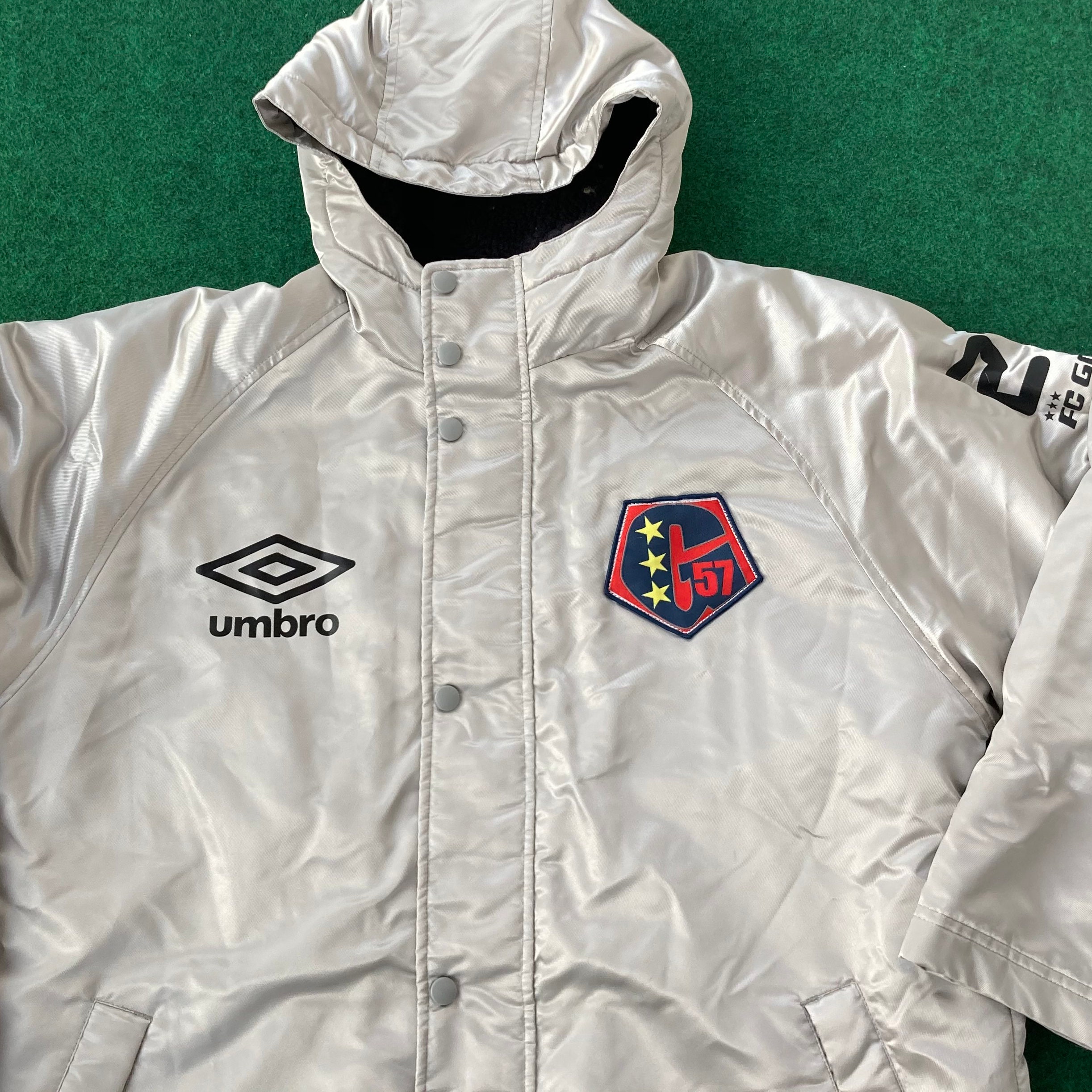 Vintage Umbro Fc Gona Fussa Tokyo Japan Big Logo Jackets Zipper