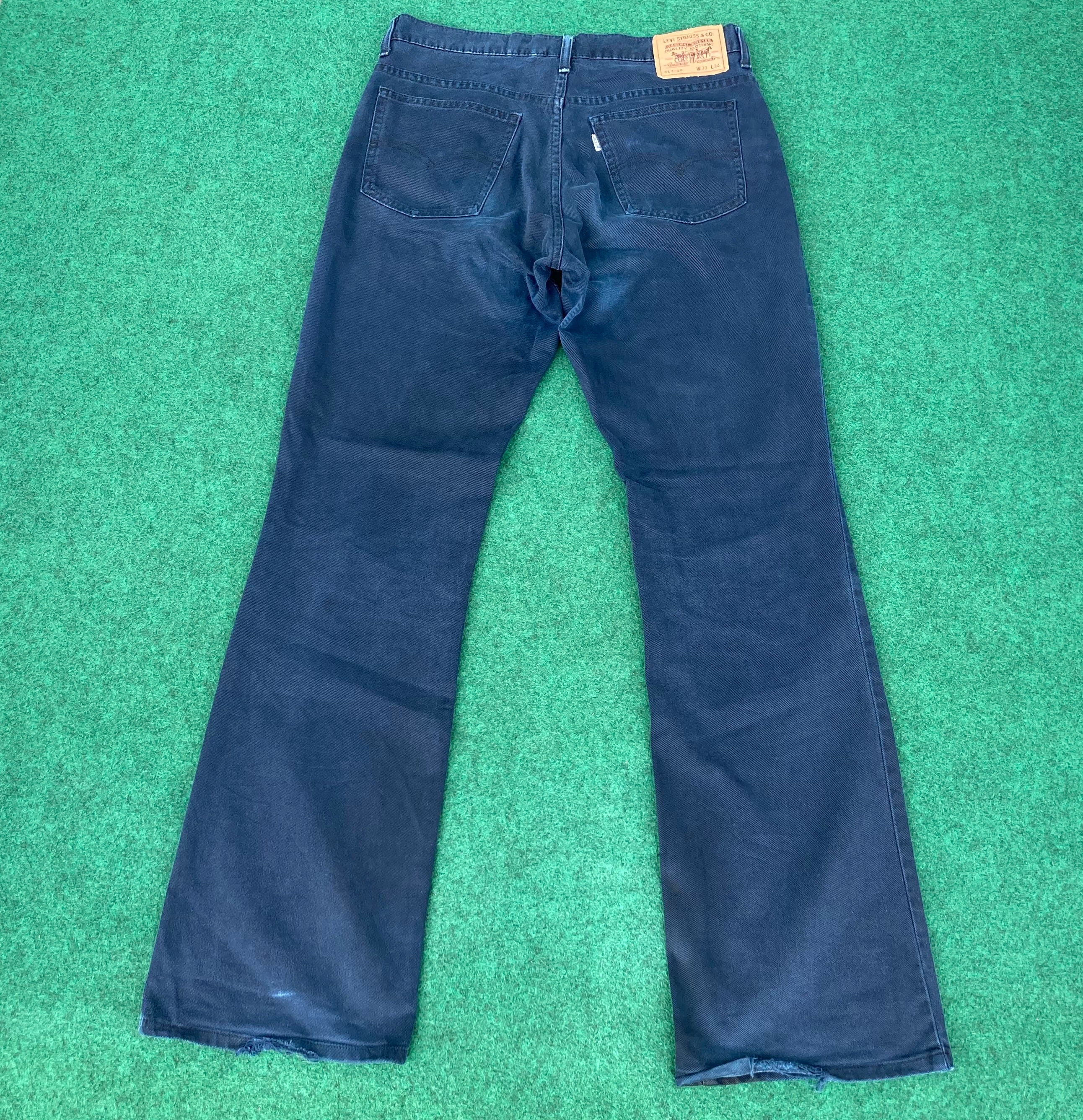 Vintage Levis 517 Ripped Distressed Denim Bootcut Flared Jeans - Etsy