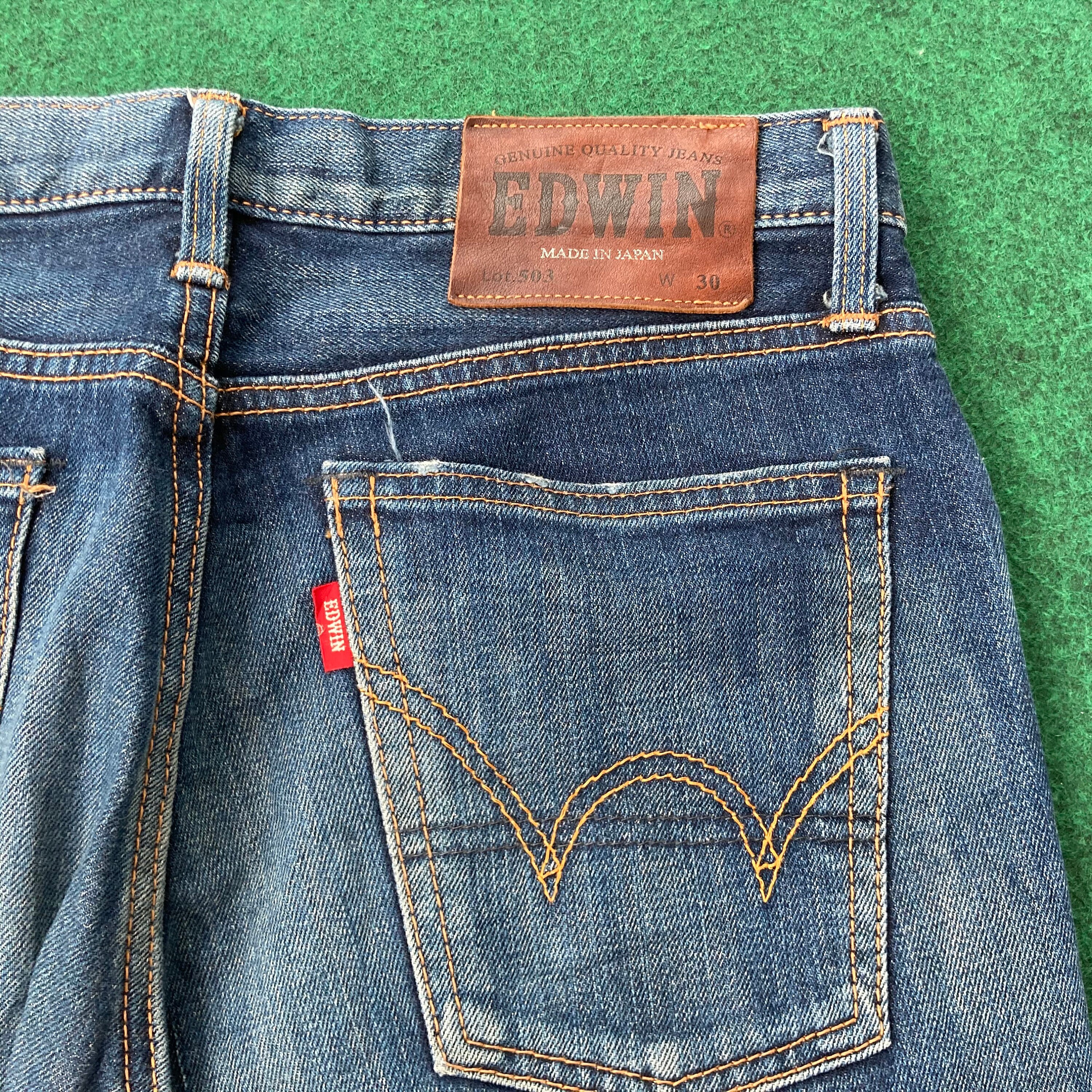 Edwin 503 Made in Japan Workwear Style Jeans Rap Swag Grunge Work