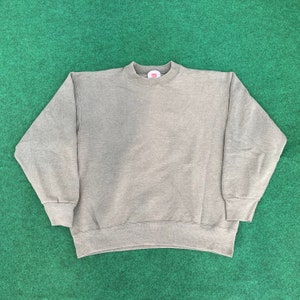 Vintage Plain Member’s Mark Crewneck Jumper 90s Sweatshirt