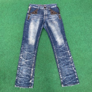 Japanese Brand Blow By Blue Multipocket Tactical Parachute Bondage Japan Pants Zipper Jeans Pant Jeans
