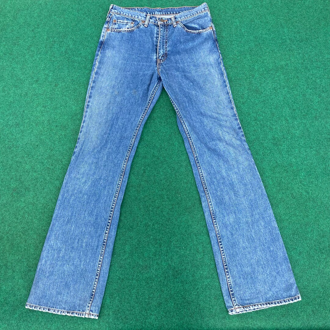 Vintage Levis 517 Denim 90s Bootcut 32 Punk Style Jeans - Etsy