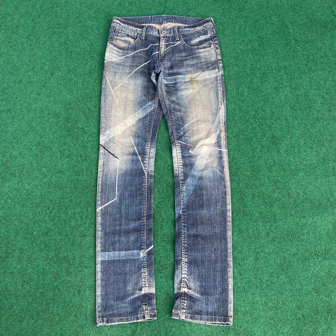 Japanese Brand Black Barrett Neil Barrett Sz 31 Mens Blue Jeans - Etsy