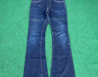 Talla 31x33 Vintage Azul Azul Índigo HOLLYWOOD RANCH Wide Flared Bootcut Bootcut Jeans HR Market