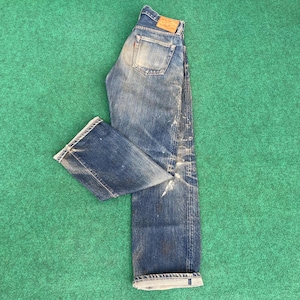 Size 27x29 Vintage Sewing Chop Redline John Bull Osaka Denim Japan Selvedge Jeans