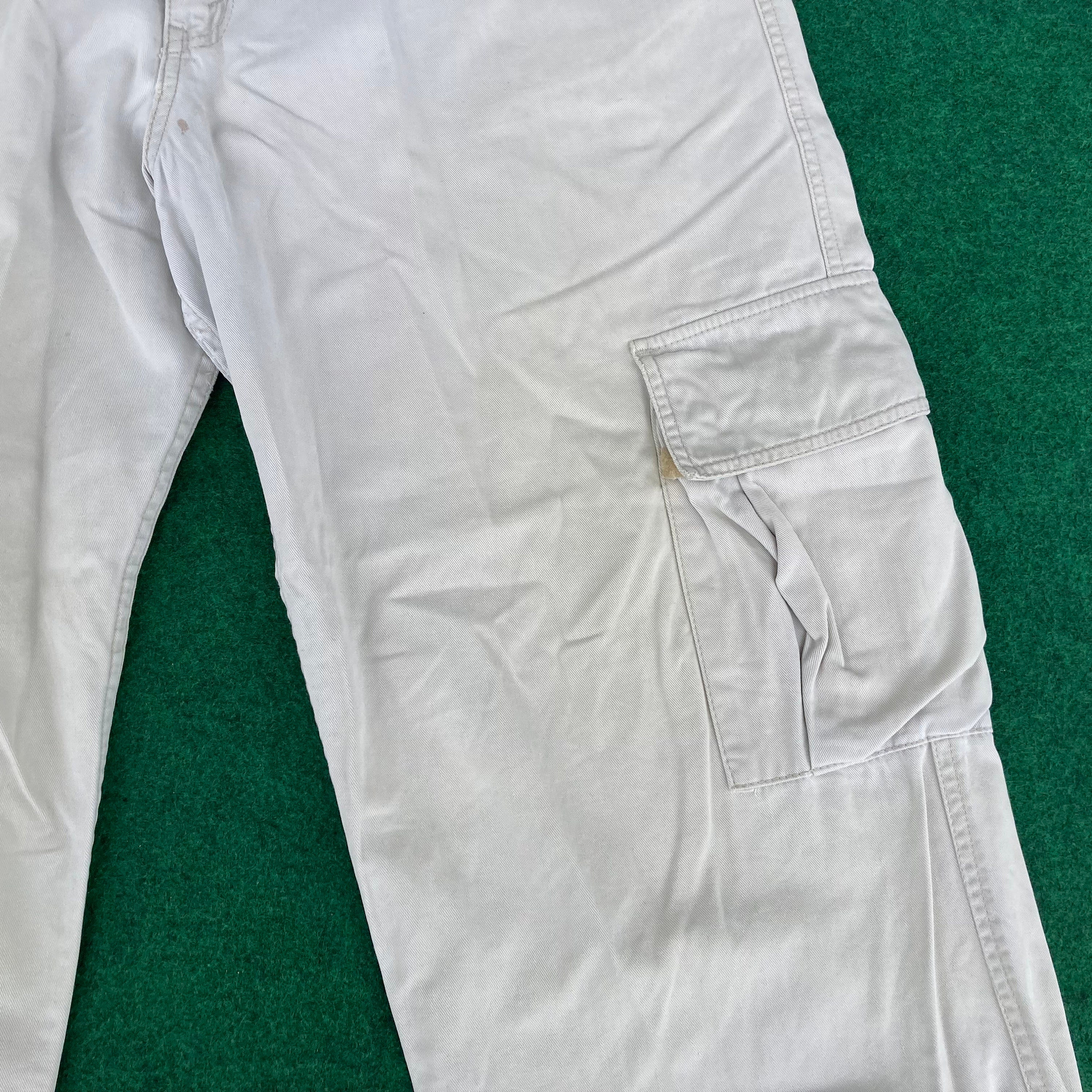 Vintage Levis Silvertab Baggy Cargo Pant Jeans Distressed Ripped