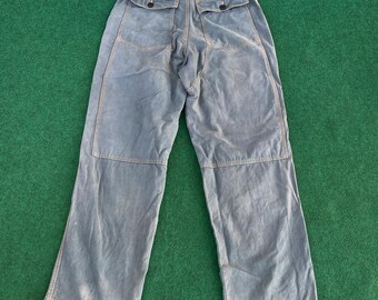 Vintage John Bull Japan Sz 30 Work Wear Pants Paint Zipper Jeans