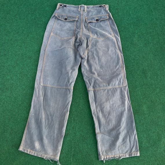 Vintage John Bull Japan Sz 30 Work Wear Pants Paint Zipper Jeans