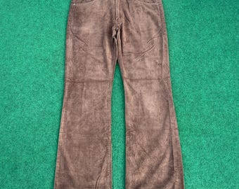 Talla 34x32. Jeans Levi's 517 Vintage de pana, corte bota acampanada, talla 34.