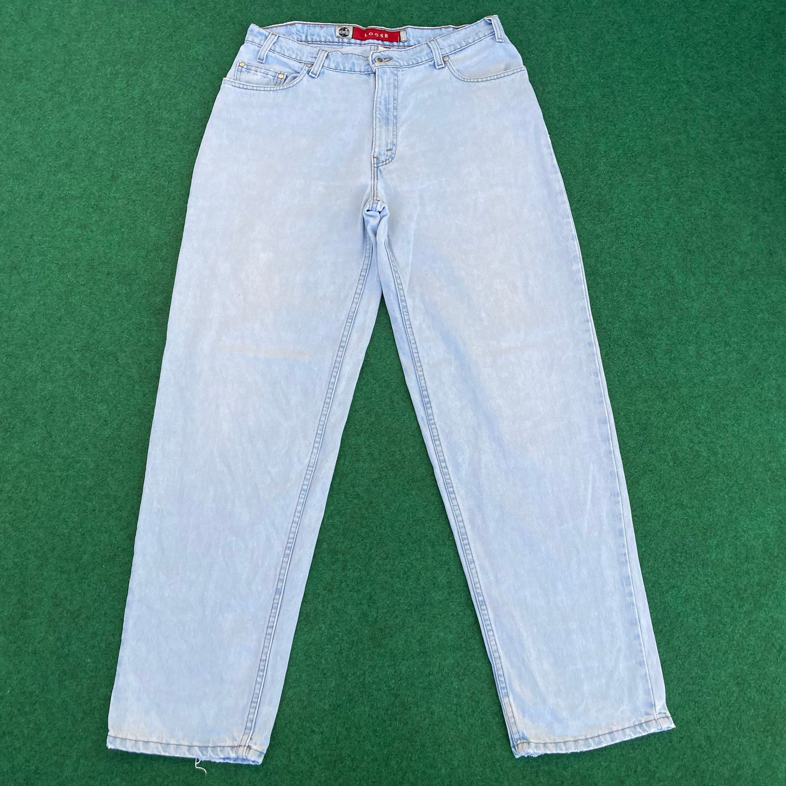 90s Levi's Silvertab BAGGY usa製 W34/L32 Vintage 90s Levis Silvertab Baggy Jeans Men Size 32x33