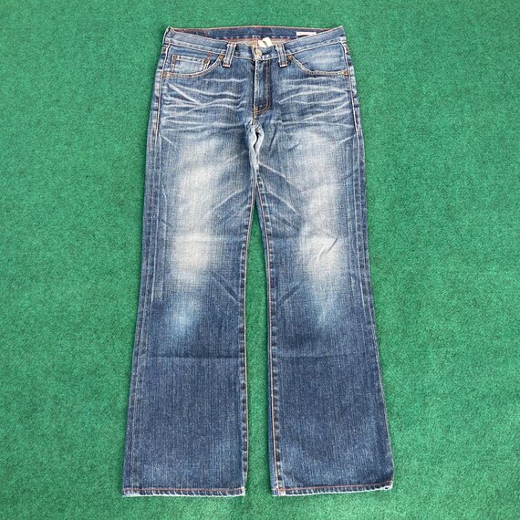 Vintage Levis 517 Faded Denim Sz 34 Flare Blue Bootcut Jeans - Etsy UK 
