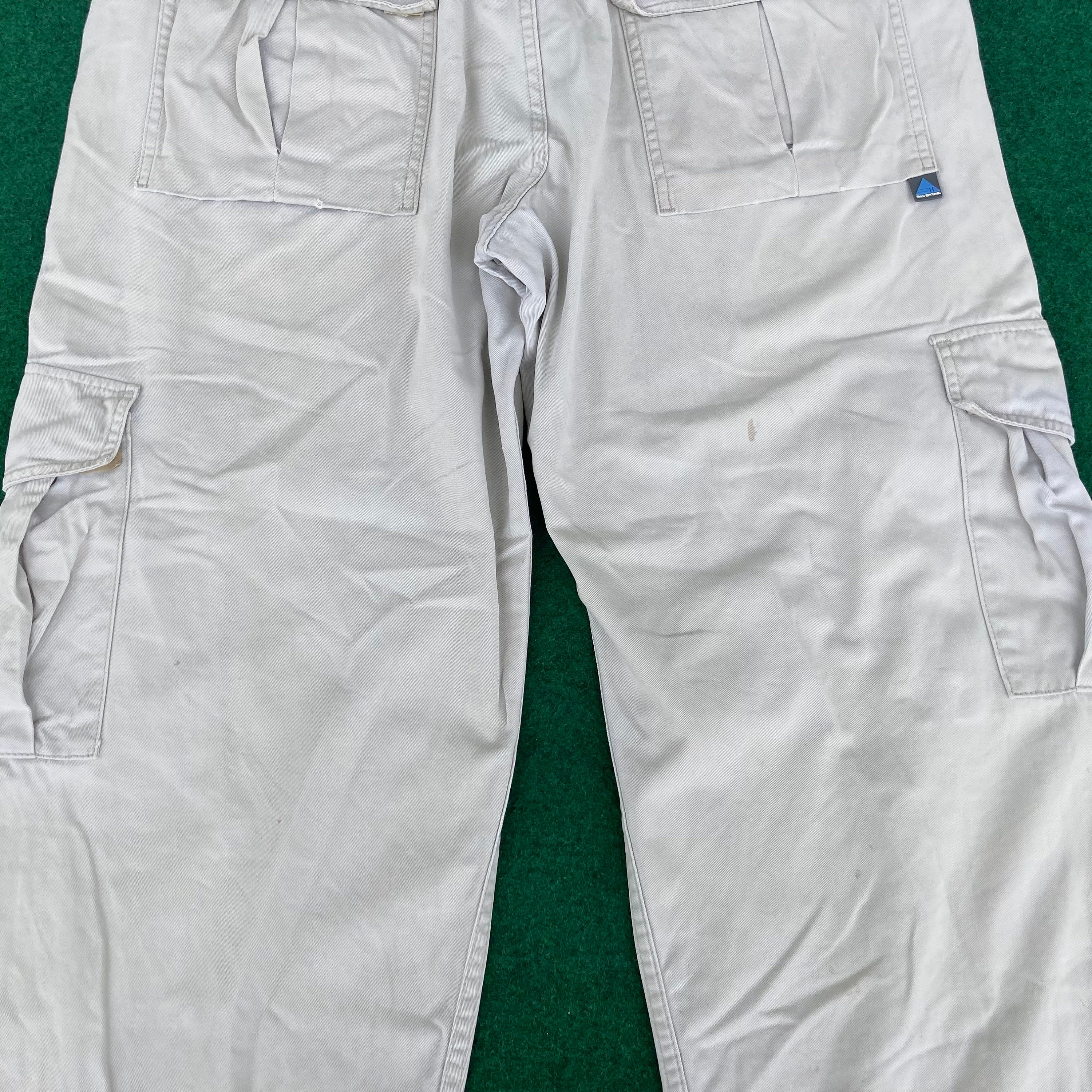 90S Levi’s SILVERTAB CARGO PANTS Buy Vintage Levis Silvertab Baggy Cargo Pant Jeans Distressed