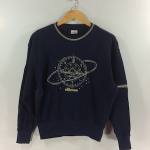 Vintage Ellesse Sportivo Dal 1959 Big Logo Sweater Sport Streetwear 90s  M Women Sweatshirt